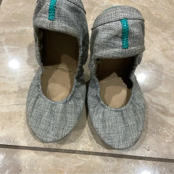 Tieks by Gavrieli Silver Lake Vegan Ballet Flats Shoes Women Size 9 - Picture 3 of 9